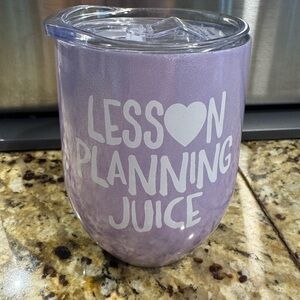 Purple Insulated Tumbler with Lid